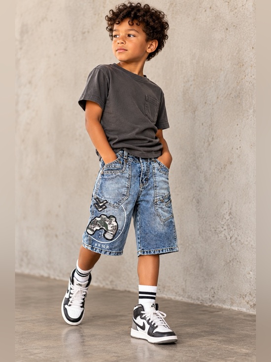 Cotler Other - Boys Vintage Y2K Denim Cargo Shorts Size 7